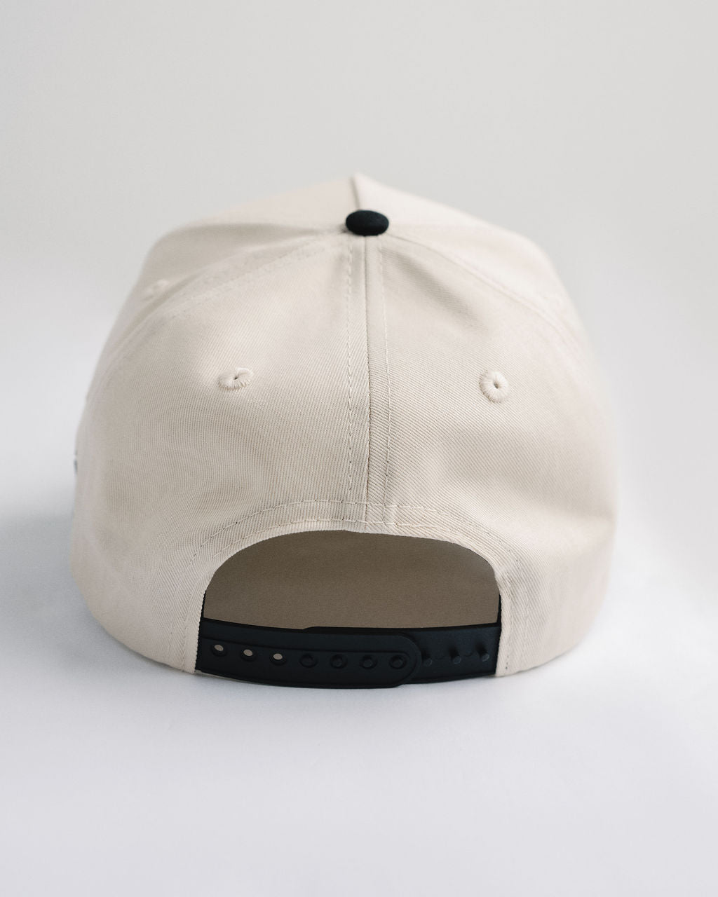 CT Snapback — Cream & Black