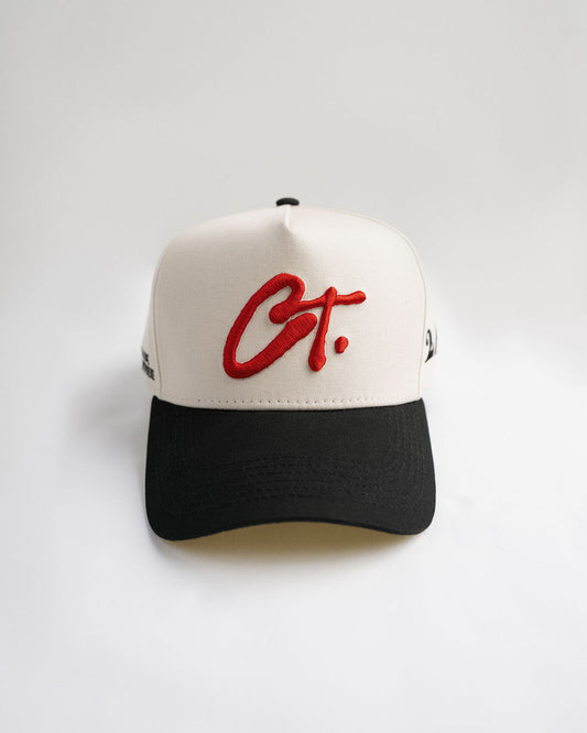 CT Snapback — Cream & Black