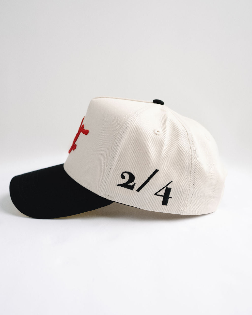 CT Snapback — Cream & Black
